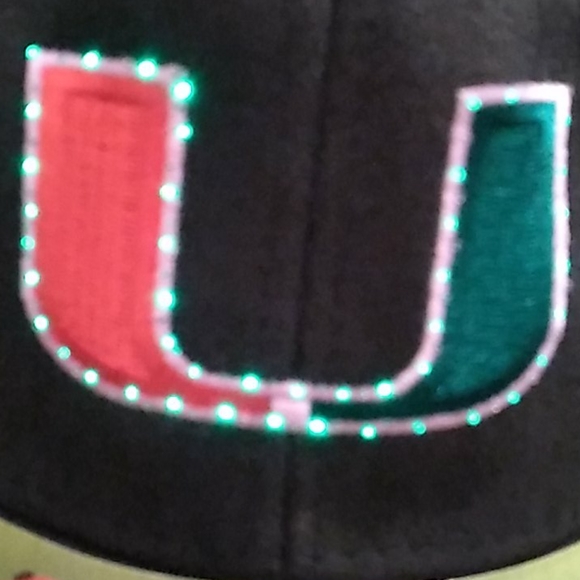 Miami Lights Up!! Hurricanes hat - Picture 6 of 9